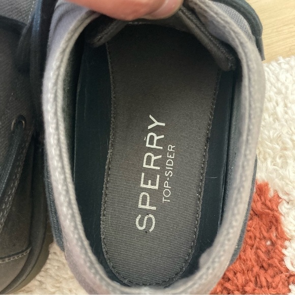 Sperry | Leeward Mens Leather Canvas Mini Lug Chukka Casual Ankle Boots - Picture 8 of 11